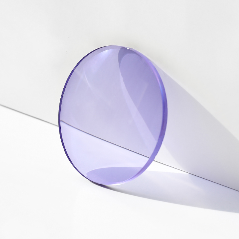 ZIROSAT Aspheric Tinted color MR-8 1.61index Super Tough Optical Glasses Prescription Lenses Strong Anti Reflective for Rimless