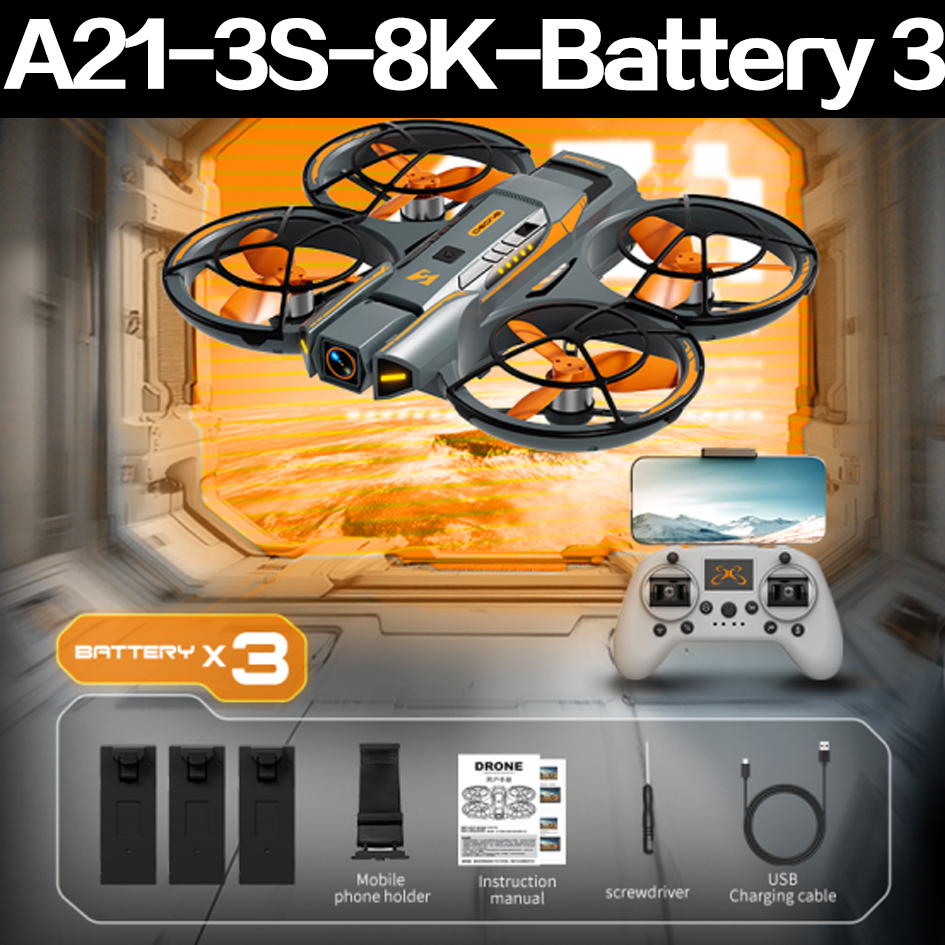 Xiaomi A21 PRO Drone 8K 5G Professional HD Aerial Photography Brushless Full Surround Drone HD Dual Camera Quadcopter Toy Drone