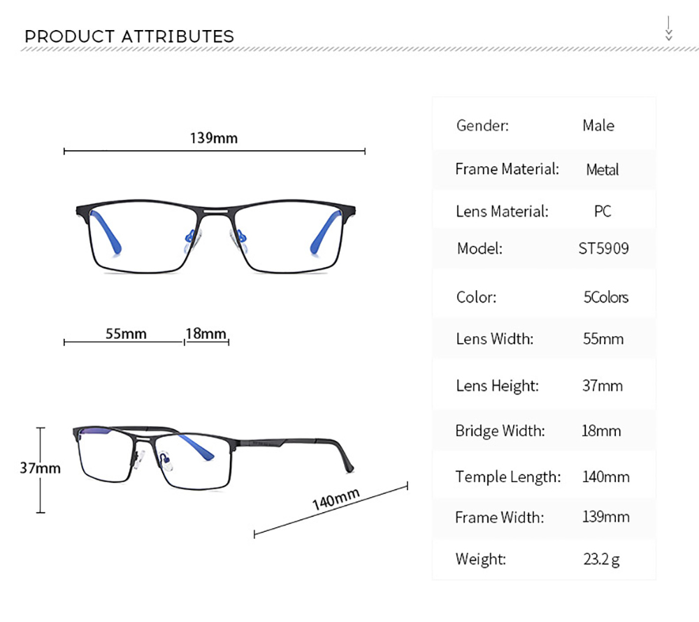Men Blue Light Blocking Reading Glasses Myopia Prescription Eyeglasses Frames Women Optical Lenses Computer Eyewear Sunglasses