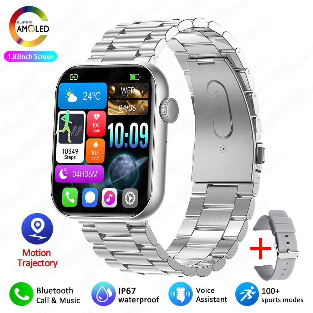 2025 New Smart Watch Full Touch Screen Bluetooth Call AI Voice Heart Rate Waterproof Watches Sports Bracelet Smartwatch Women