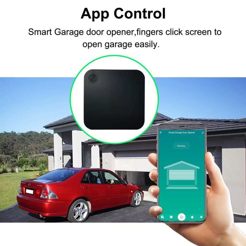 Tuya WiFi Switch Smart Garage Door Opener Controller Work With Alexa Google Home SmartLife/Tuya APP Control No Hub Require