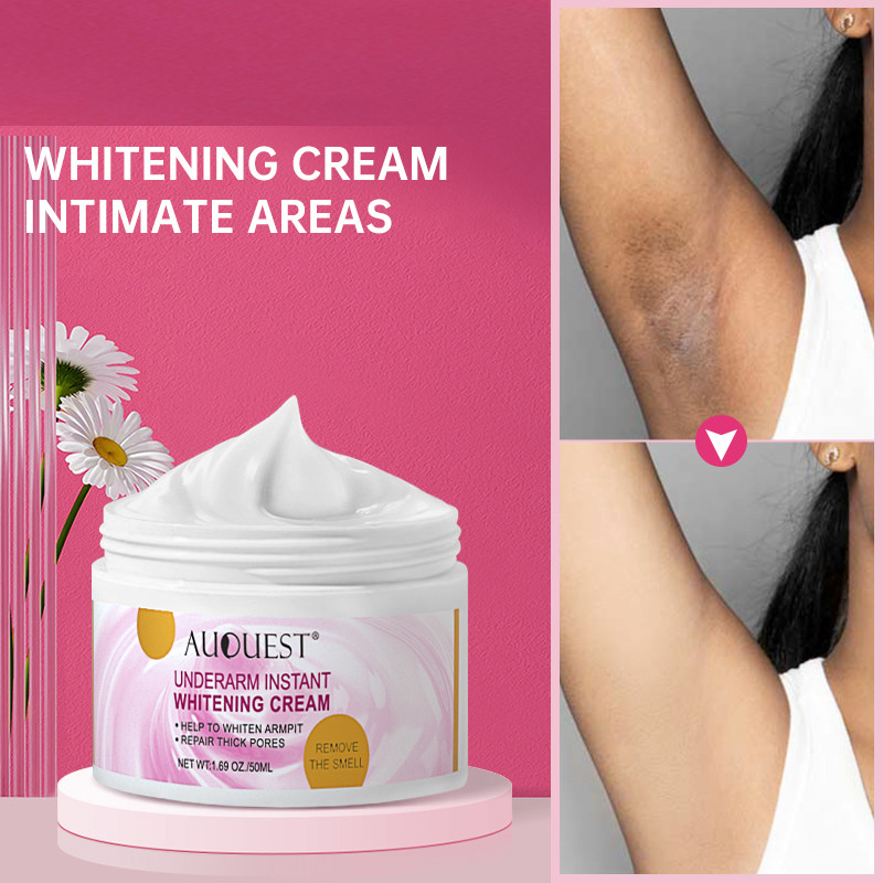 Body Whitening Cream Armpit Lightening Intimate Areas Underarm Private Parts Removal Melanin Dark Spots Skin Care Beauty Health