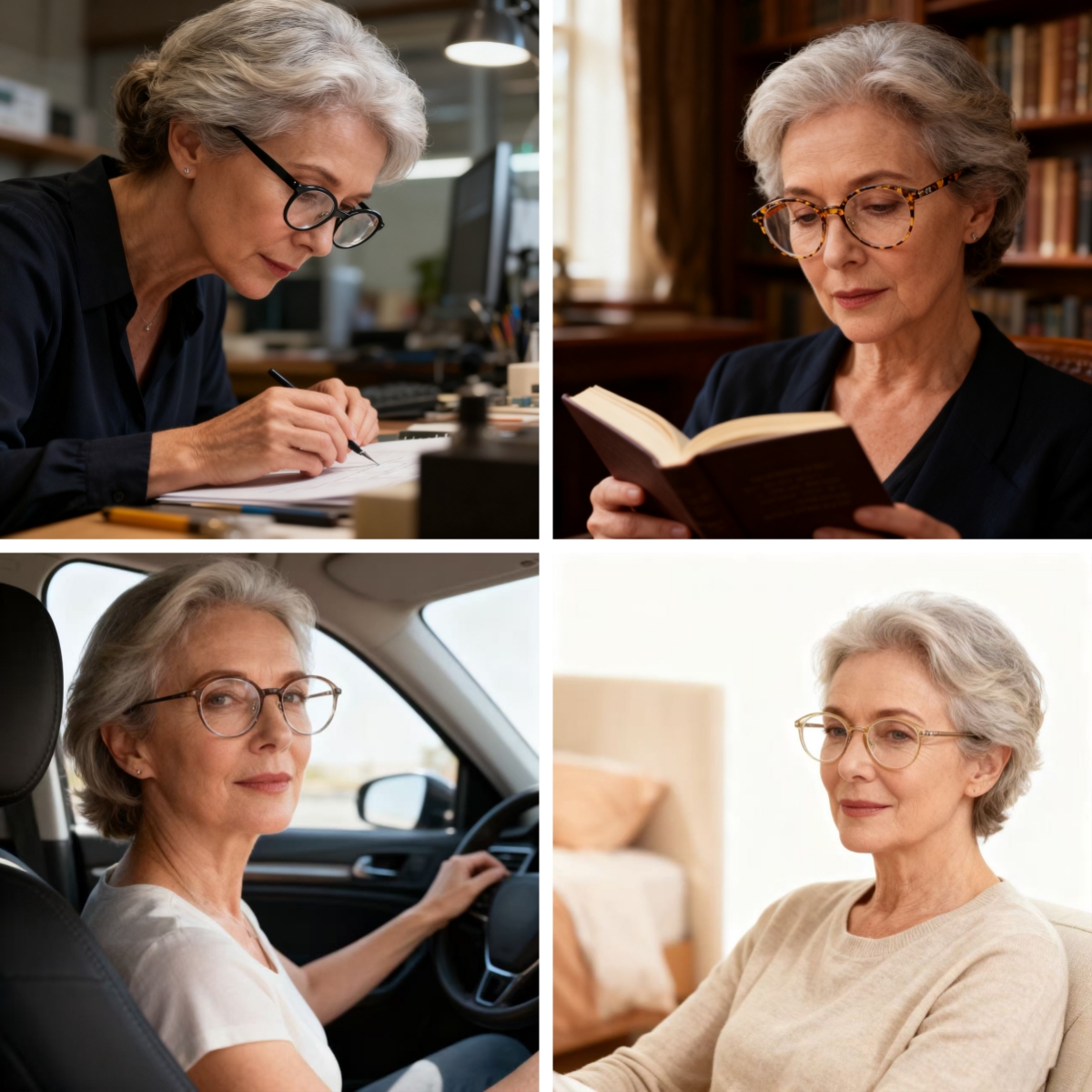 MODFANS Oversized Reading Glasses For Women and men,Classic Round Sunglasses Readers Frame with Spring Hinge +0.5 ~ +4.0