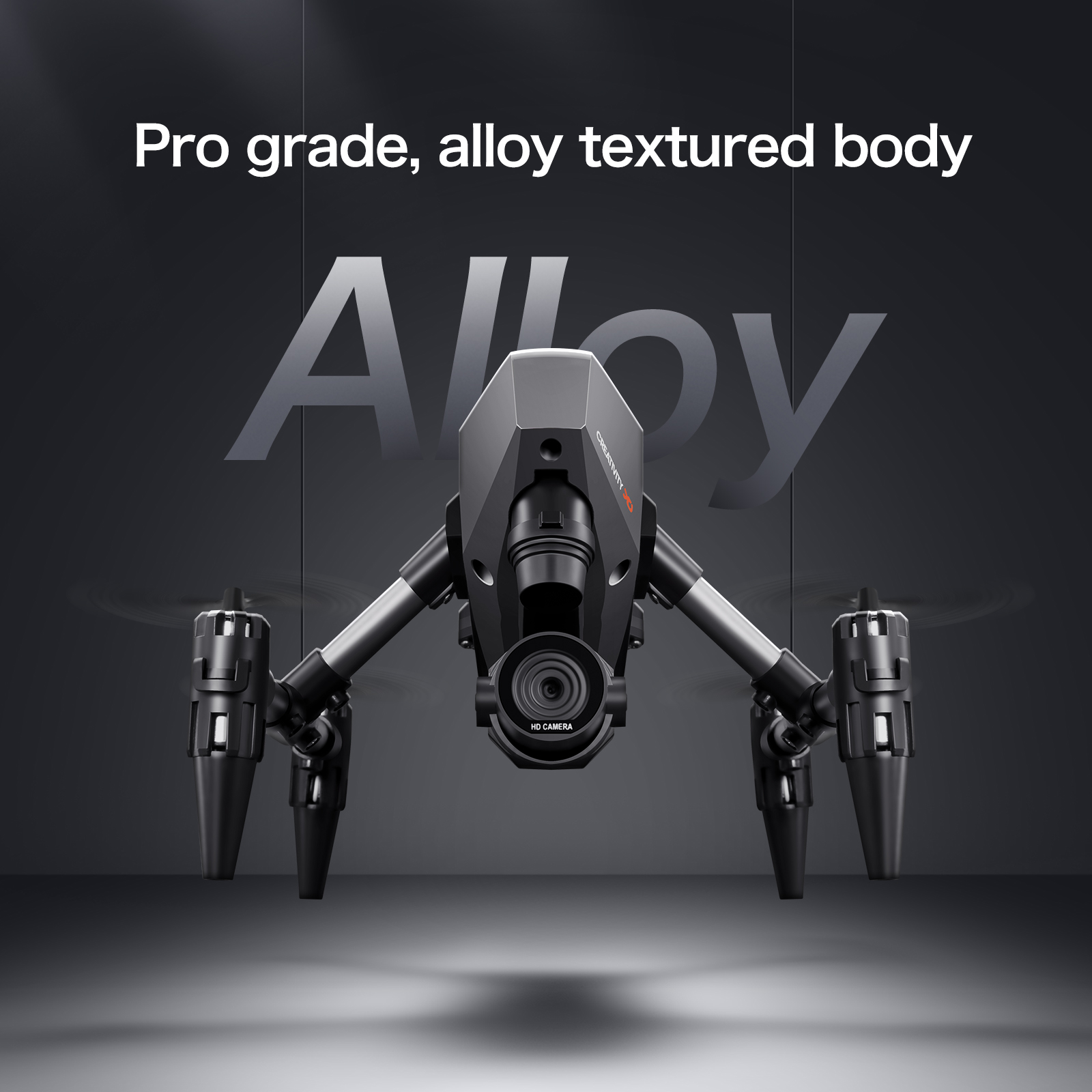 LSRC XD1 pro Mini Drone WIFI Dual Camera 4K/8K Optical Flow Positioning Alloy Anti-Drop Quadcopter with Remote Control RC Toy Gi