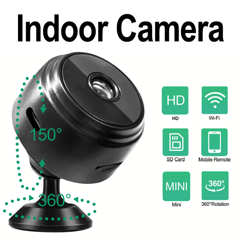 A9 WiFi Mini Camera Wireless Video Recorder Voice Recorder Security Monitoring Camera Smart Home For Infants And Pets