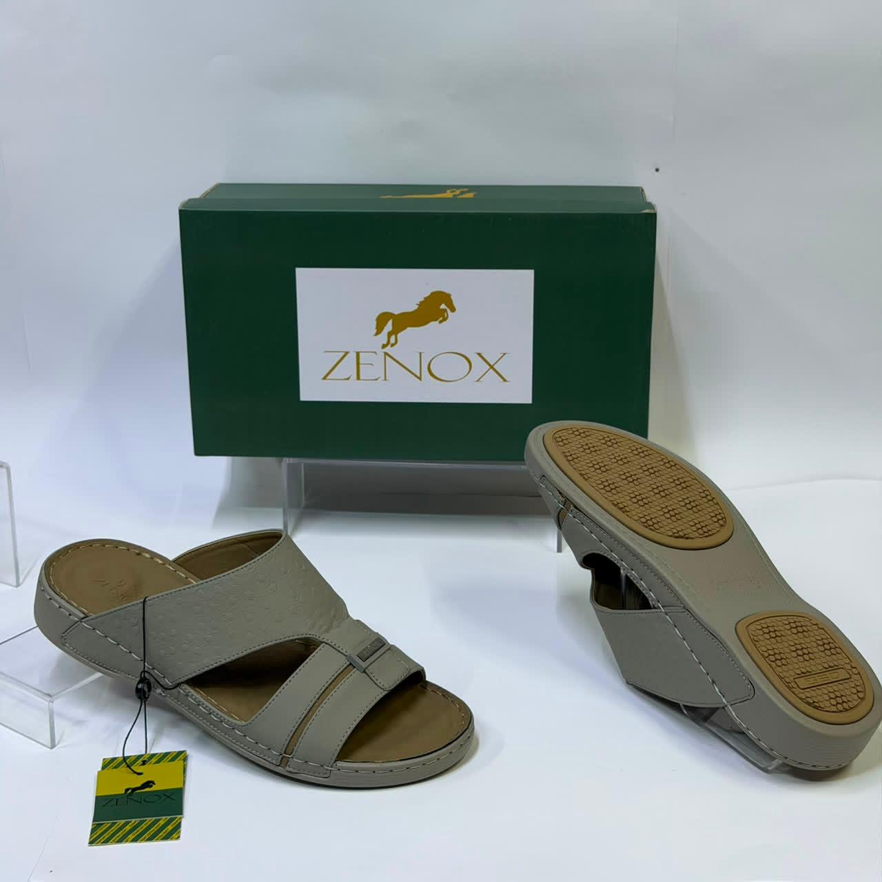 ZENOX Men's Comfortable Leather Sandals
