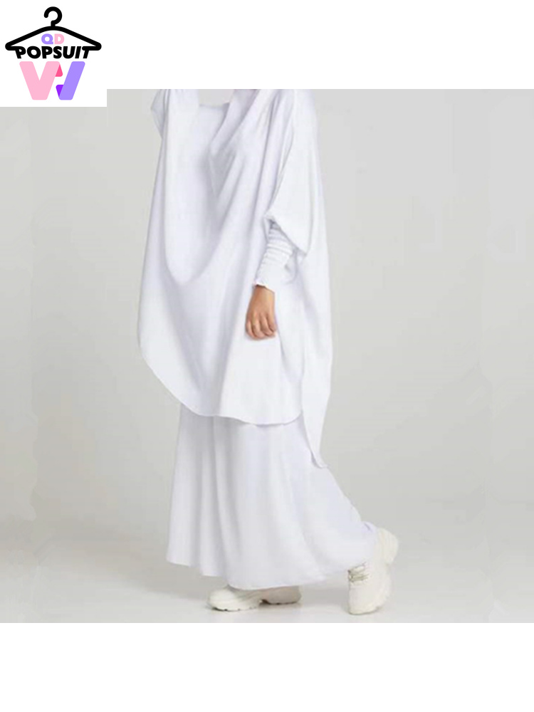 New In Women Dress Casual Muslim Abaya Islamic Solid Eid...