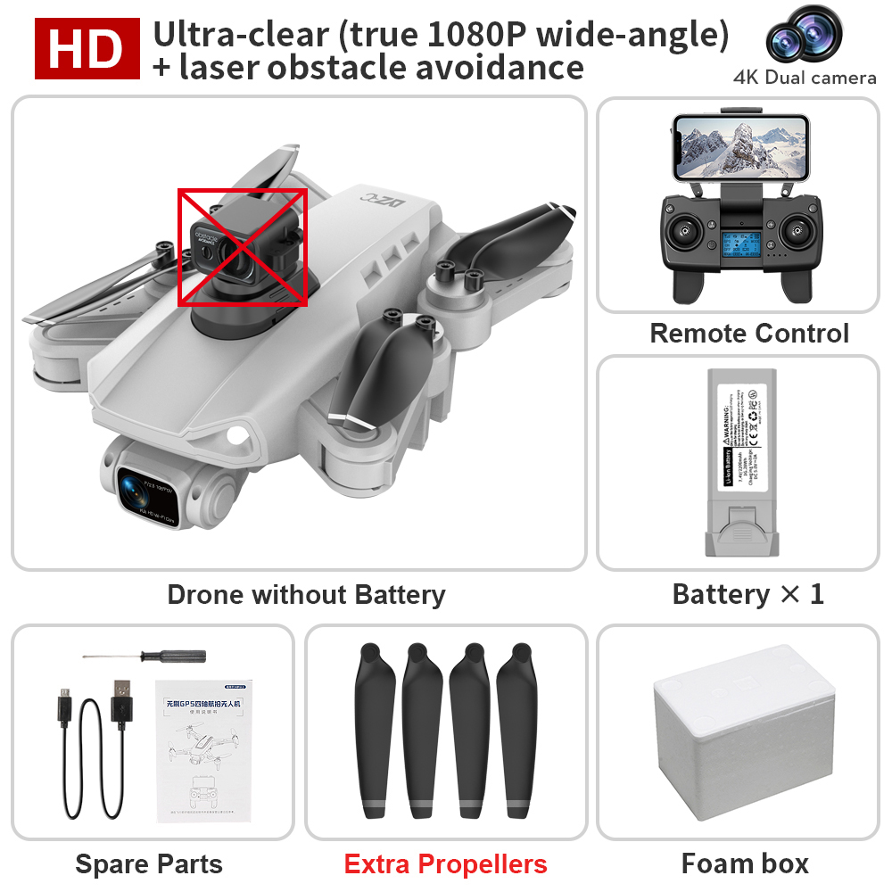 Drone L900 Pro SE MAX 4K Professional 8KM HD Camera 5G GPS Obstacle Avoidance Brushless Motor Quadcopter RC Helicopter Dron Toys