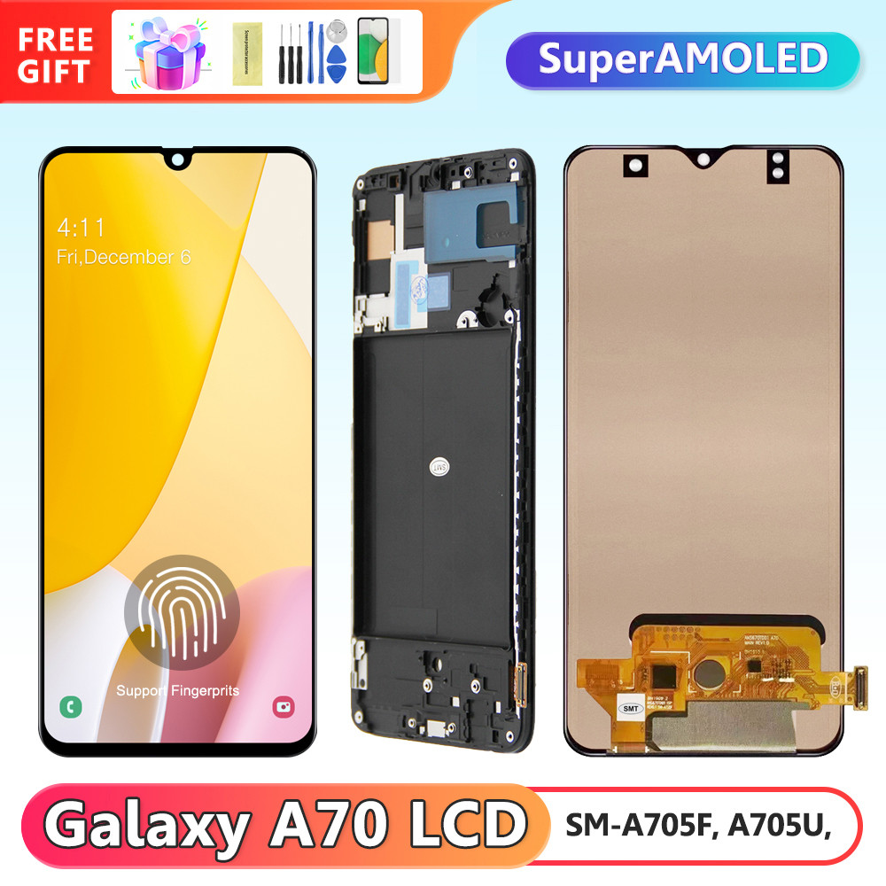 Super AMOLED Screen for Samsung Galaxy Note 10 Lite N770 N770F N770F/DS Lcd Display Digital Touch Screen with Frame Replacement