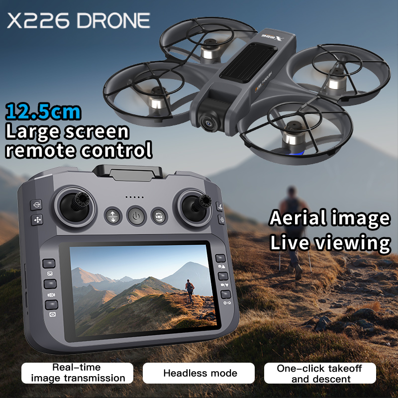 New X226 RC Drone 2.4G 5G Professional 4K HD Aerial Photography Remote Control FPV Dron HD Dual Camera Quadcopter boy Toys Gifts