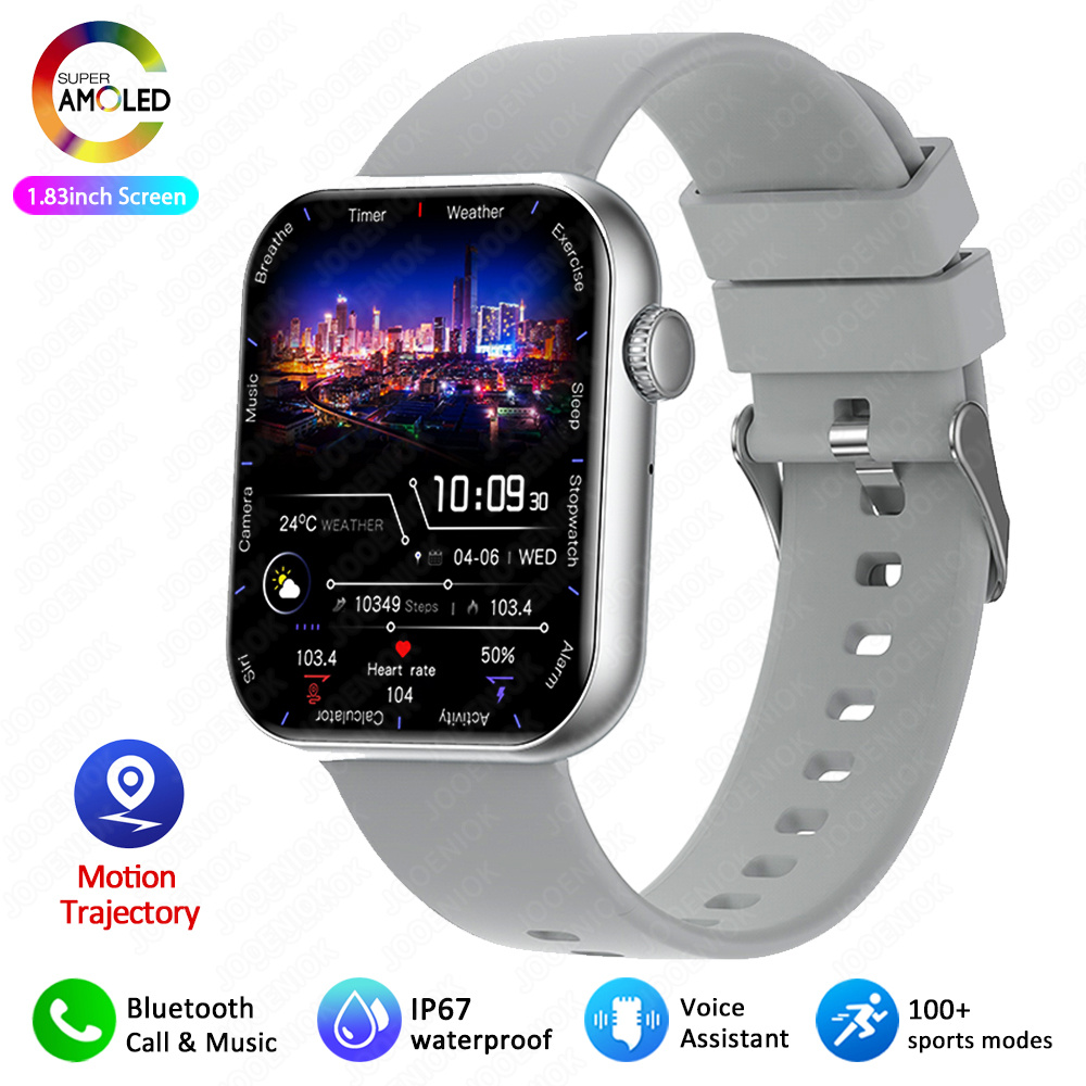 2025 New Smart Watch Full Touch Screen Bluetooth Call AI Voice Heart Rate Waterproof Watches Sports Bracelet Smartwatch Women