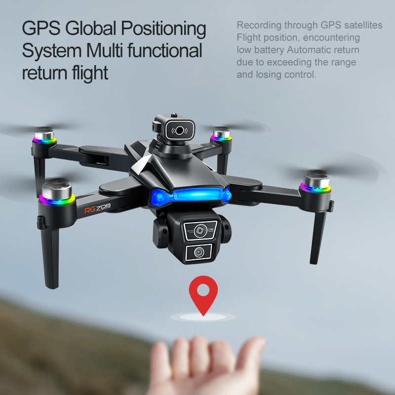 RG706 MAX GPS Drone 8K Professional Dual HD Camera 5G WIFI FPV 360° Obstacle Avoidance Brushless Large Screen Rc Quadcopter Dron