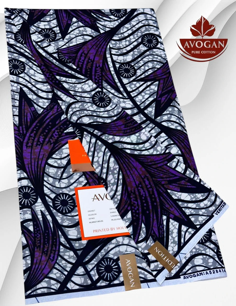 The Cotton King: Authentic Avogan Pure Cotton Veritable Block Prints – Premium Atamfa Turmi for Superior African Men & Women’s Garments