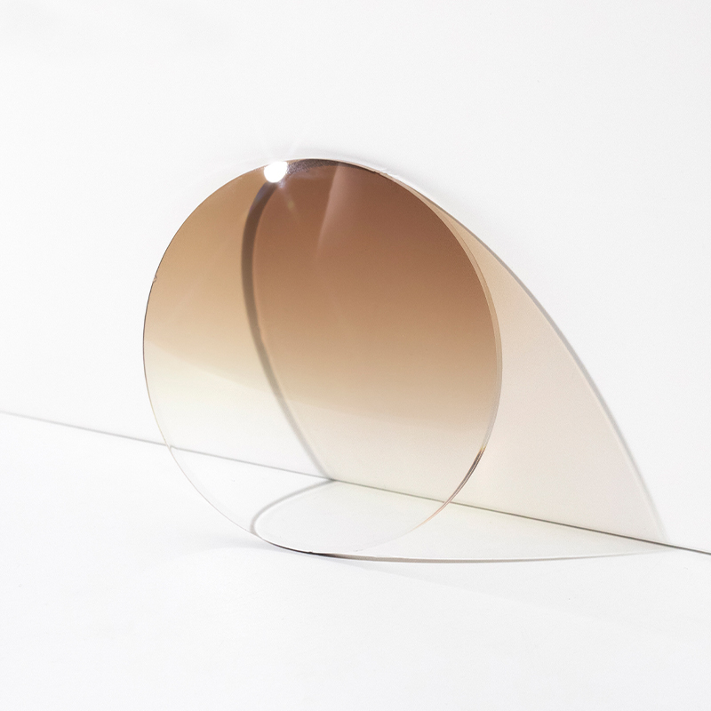 ZIROSAT Aspheric Tinted color MR-8 1.61index Super Tough Optical Glasses Prescription Lenses Strong Anti Reflective for Rimless