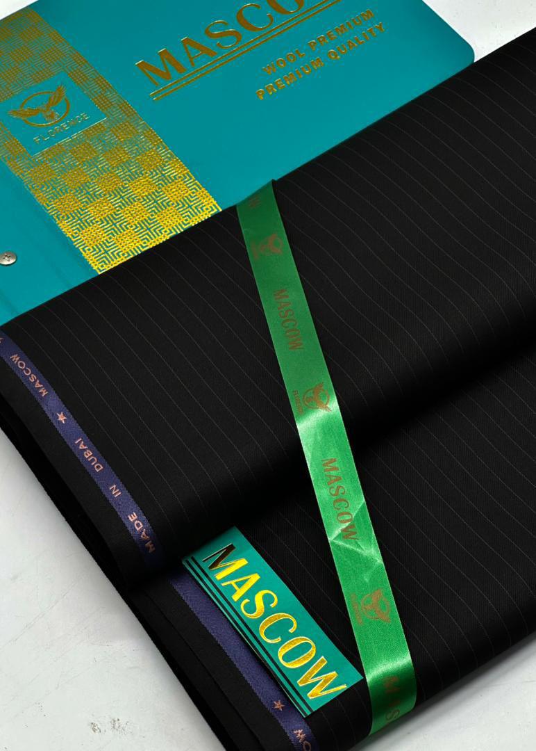 Mascow Stripe Wool Premium Quality Fabric