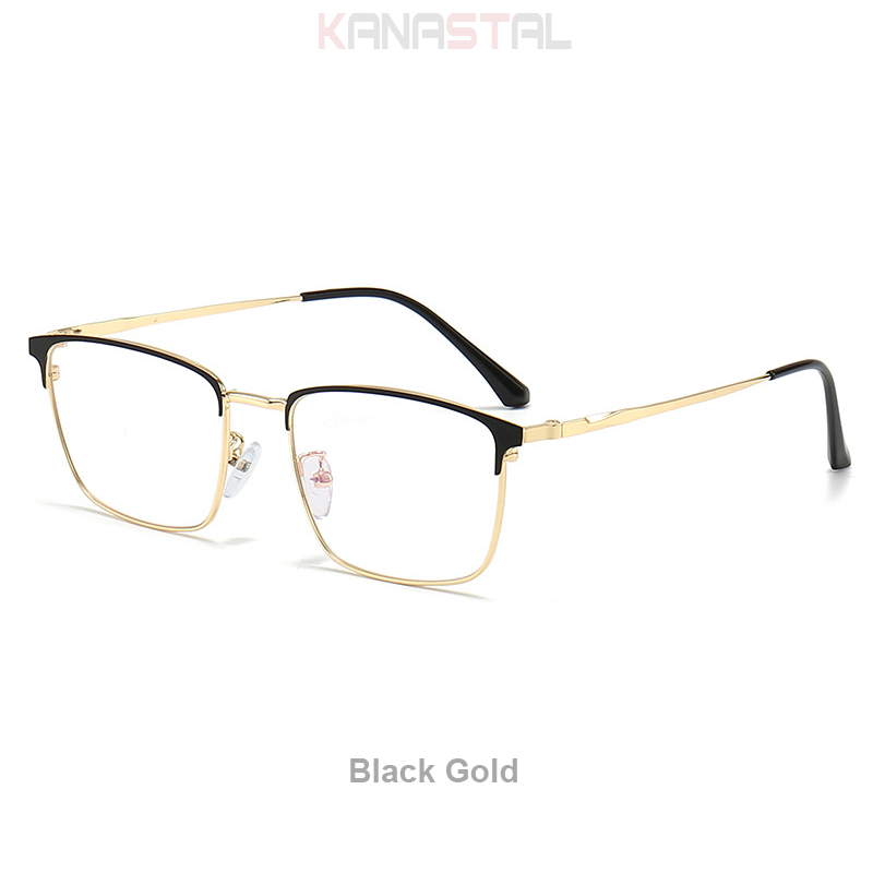 Men Prescription Glasses Optics Lenses  Reading Glasses Women Blue Light Blocking Myopia Eyewear Metal Titanium Eyeglasses Frame