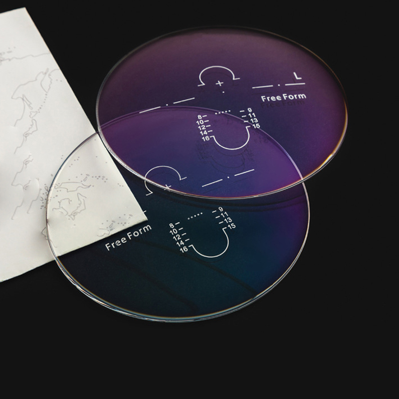 ALICIA 1.56 1.61 1.67 1.74Anti-scratch Anti-blue Photochromic Widest Field of View Progressive Multi-focal Lens 4.0  1 Pair