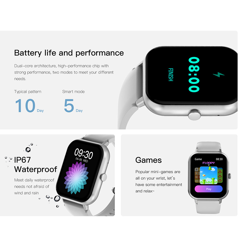 2025 Smart Watch For Women Full Touch Screen Fashion Watches Sports Fitness Tracker Clock Waterproof Smartwatch Lady Reloj Mujer