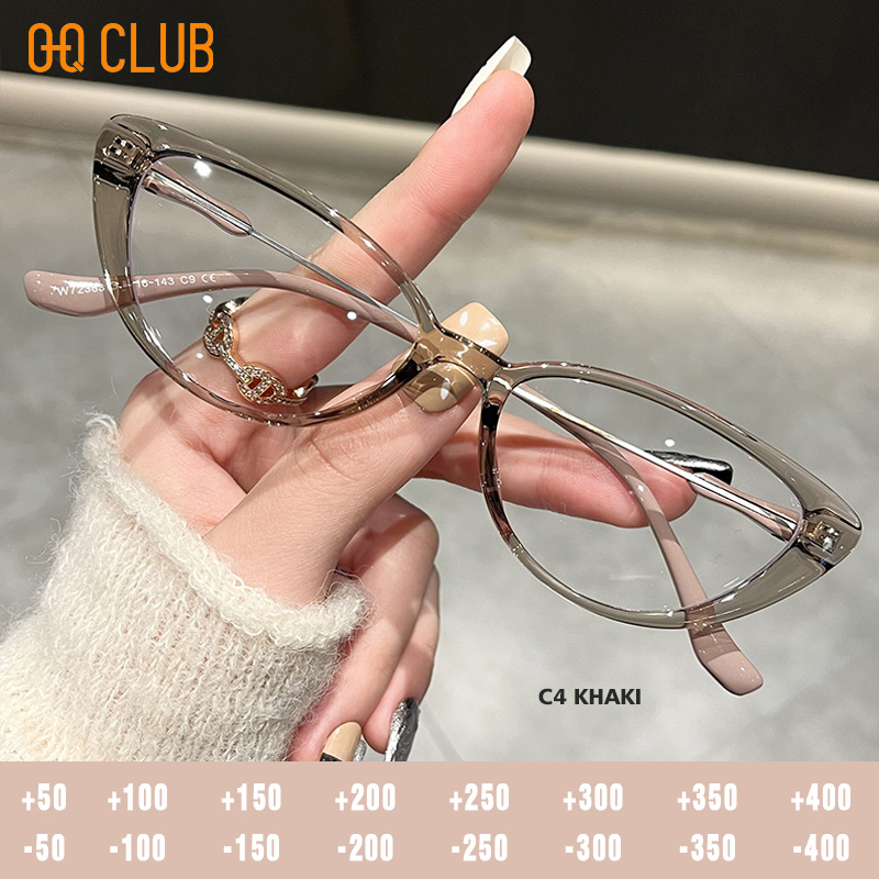 O-Q CLUB Women's Grade Glasses Men Optical Lenses Transparent Eyepieces for Reading Lunettes Myopia Eyeglasses Photochromic Lens