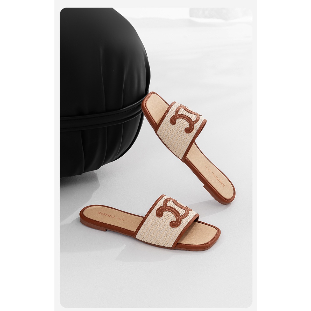 Slippers Women's Indoor Home 2025 Spring and Summer New Breathable Sweat Absorption Non-slip Worn Outside Women's Cool Slippers