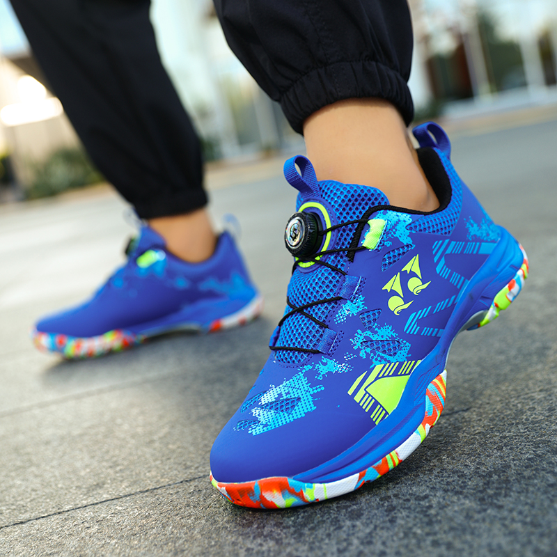 Lightweight and Breathable Tennis Shoes Men's and Women's Cushioned Sports Shoes Outdoor Badminton Shoes Anti Slip Walking Shoes