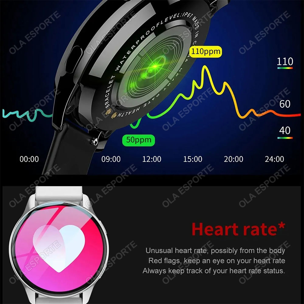 2025 New Smart Watch 6 GPS Tracker Blood Pressure Blood Oxygen Bluetooth Calls Sports Fitness Waterproof Smartwatches Men Women