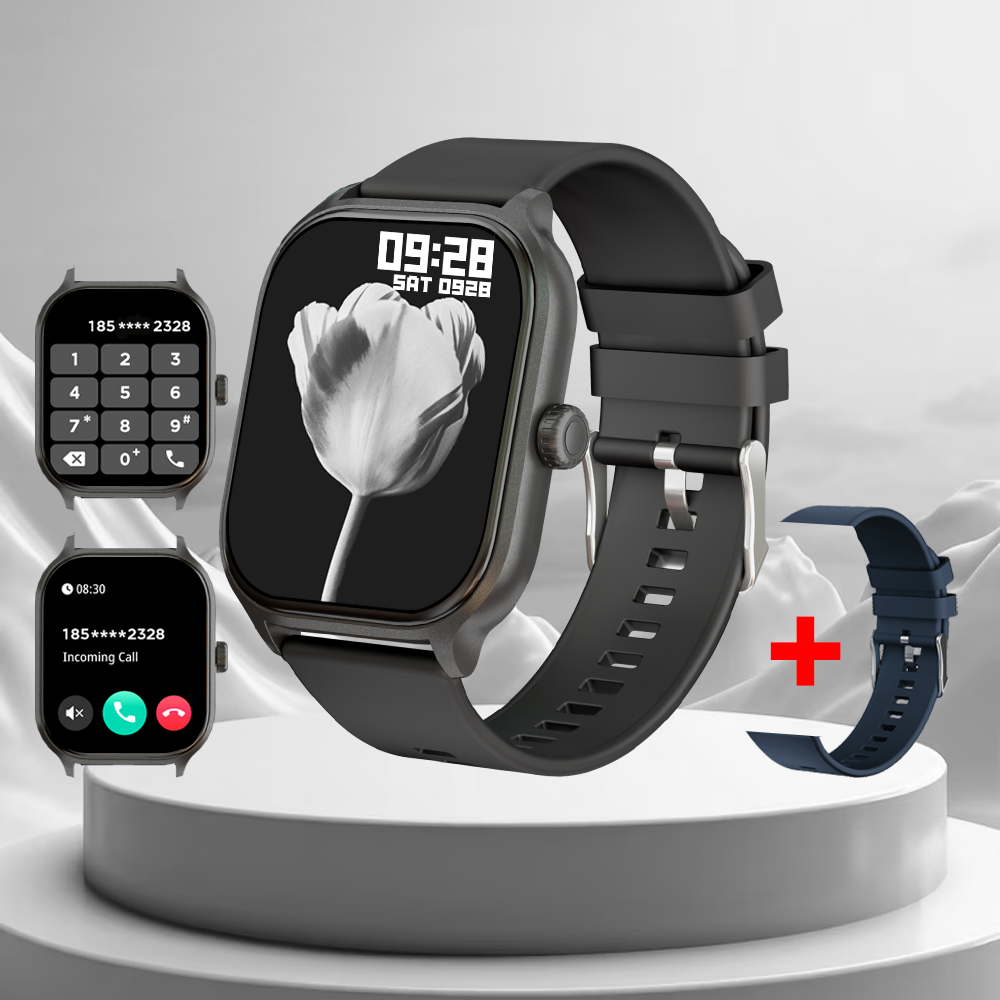 LAXASFIT 2025 New Smart Watch 2.01” Inch HD Screen Bluetooth Talk Pedometer IP68 Waterproof 123 Sport Modes Man Woman Watch Gift