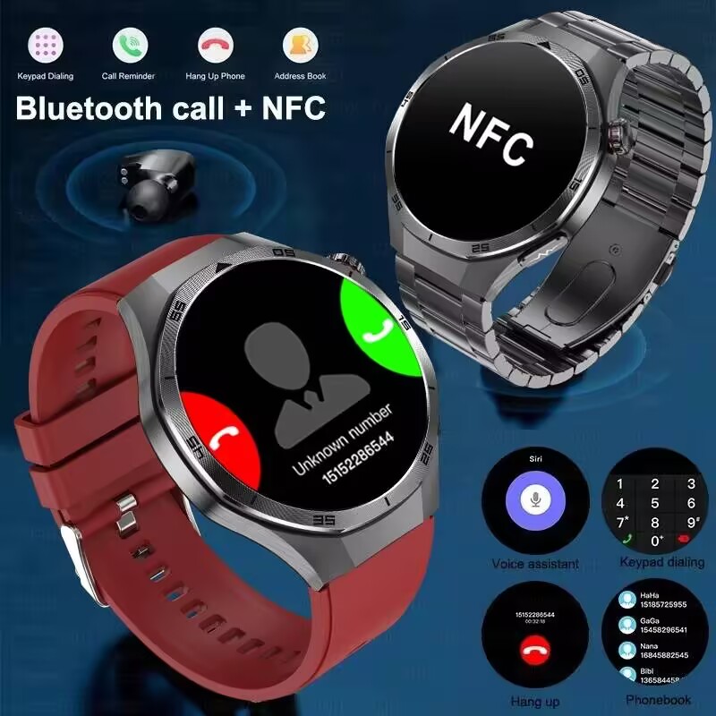 2025 New For HUAWEI ECG+PPG Three High Smart Watch Lipids Uric acid Blood pressure Smartwatch Men NFC Sport HD Call Health Clock