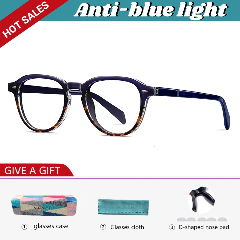 VICKY Vintage Polarised Prescription Sunglasses Women Classic Anti Blue Ray Glasses Men Myopia Prescription Photochromic Glasses