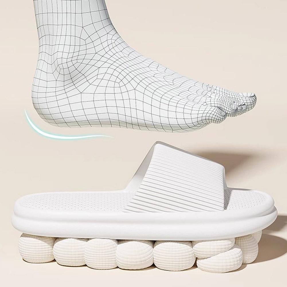 Size 38-41 Men Slippers Summer Solid Color Flat Sole Home Slippers For Women Man Coupple Bath Beach Slides Shoes