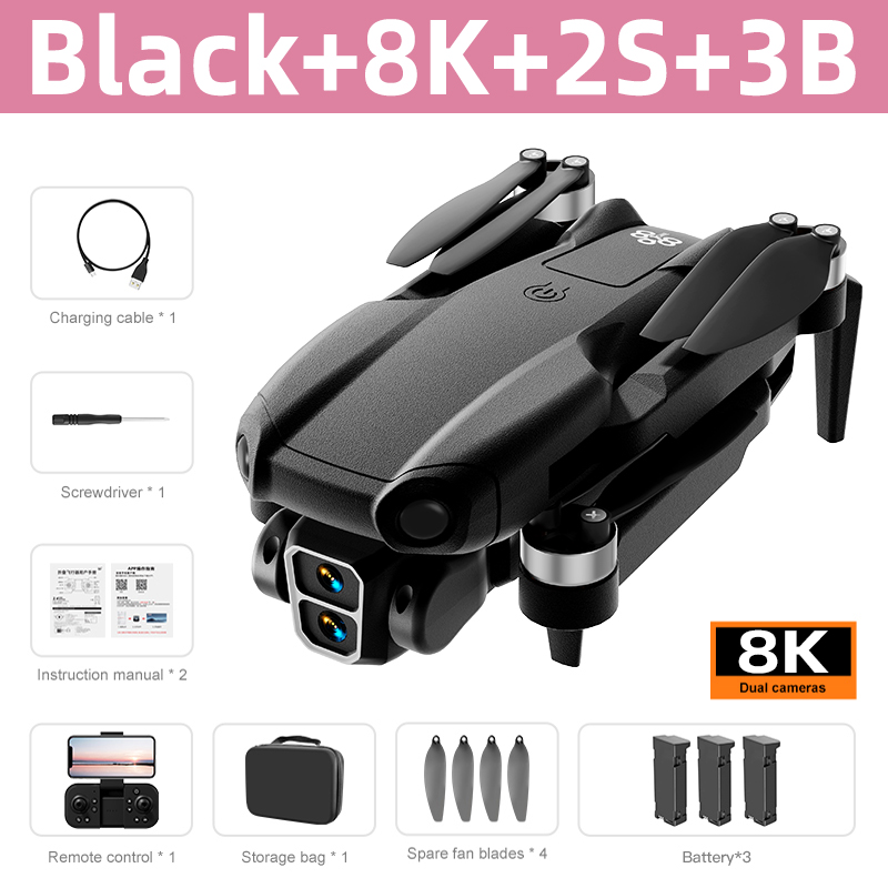 Xiaomi Mijia A888 Pro Drone 8K ESC Dual Camera Drone Optical Flow Positioning Obstacle Avoidance Brushless Motor Quadcopter Toys