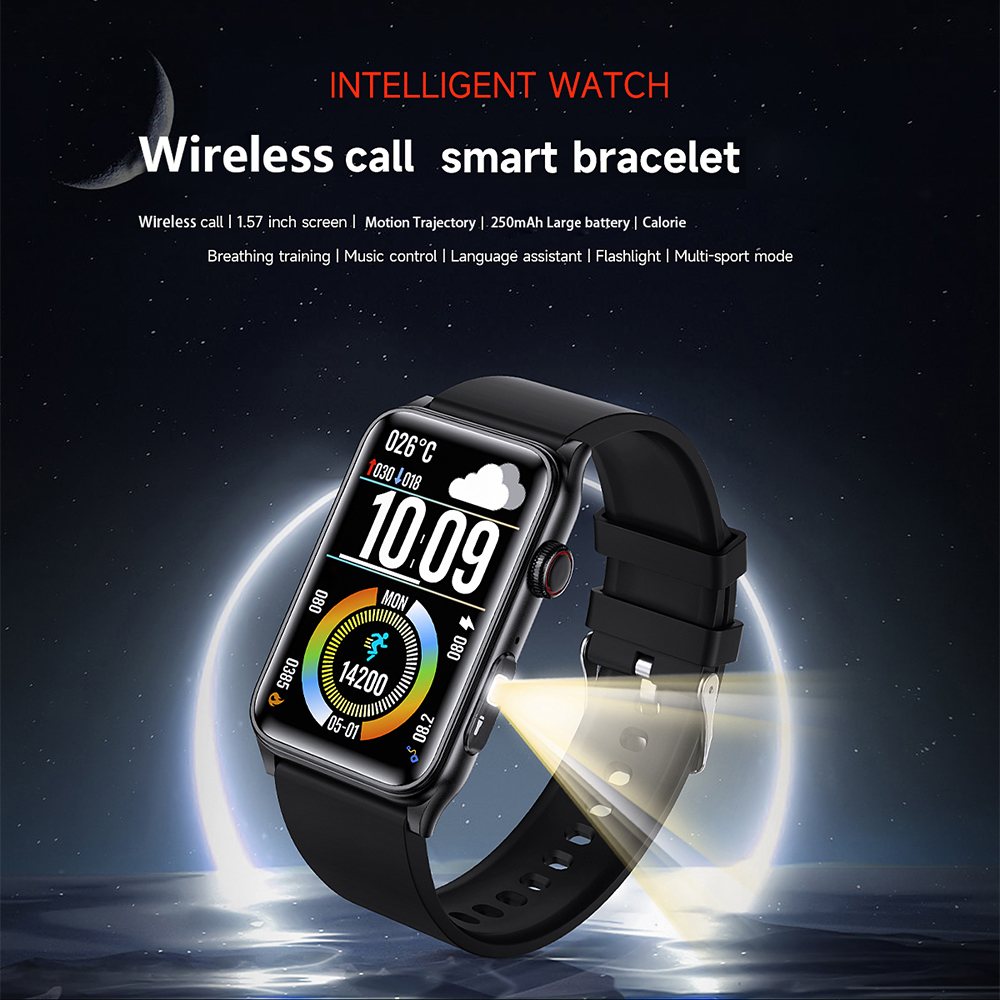 2025 New Smart Watch Men LED Bluetooth Call Sports Men's Smartwatch Heart Rate Health Temperature Monitoring Women Smart Watches