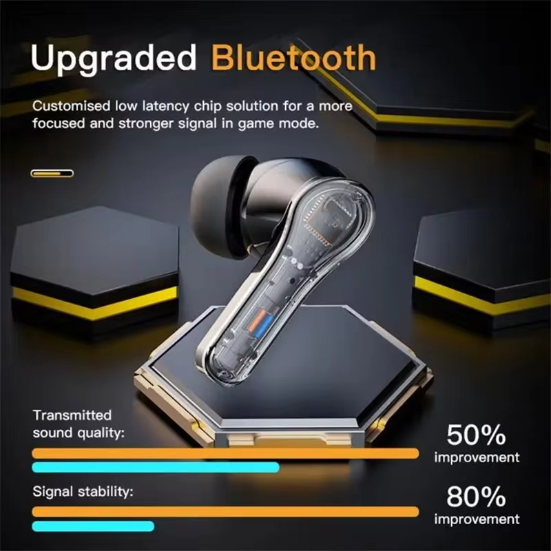 N35 TWS Gaming Earphones Touch Wireless Headphones Bluetooth Earbuds Battery Long Standby Earbuds HIFI Waterproof Headset