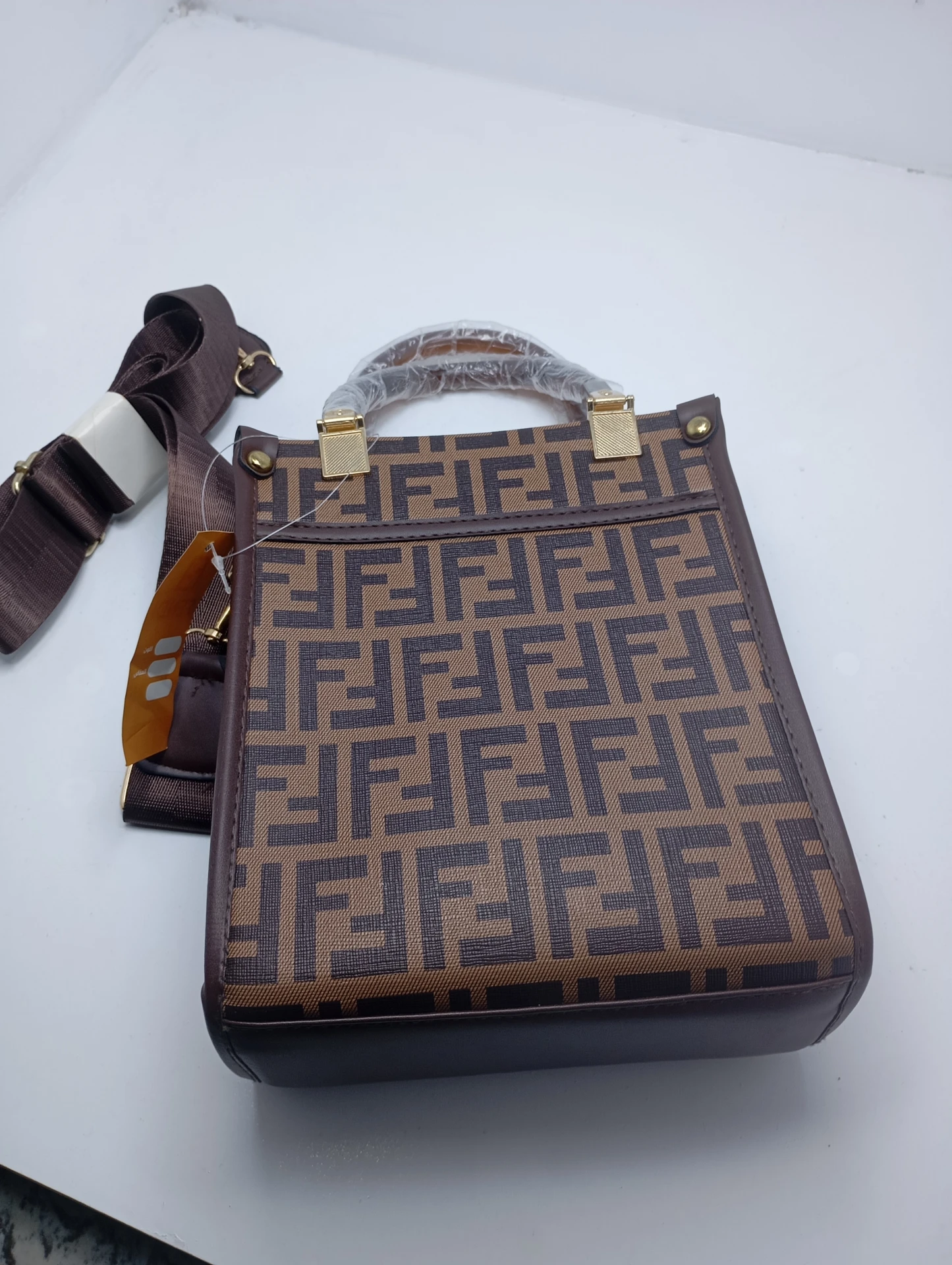 Fendi Roma Leather Statement Bag