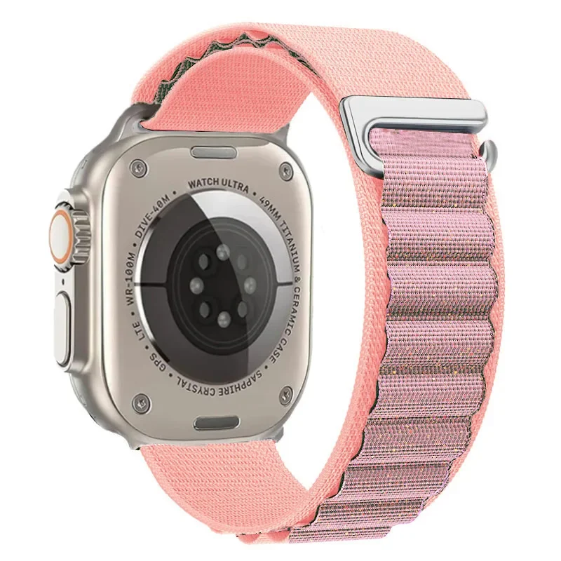 Alpine Strap for Apple Watch Ultra/3 11 10 9 8 7 Band 46mm 49mm 45mm 41mm Nylon Sports Bracelet IWatch 6 5 4 3 SE 44mm 40mm 42mm