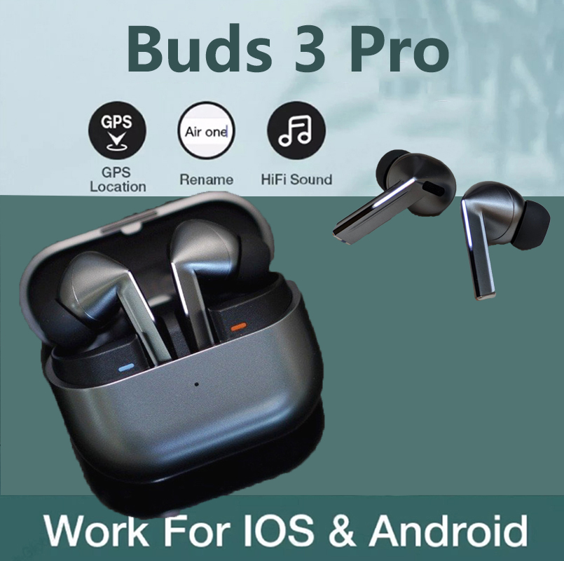 Buds 3 Pro Noise Reduction Wireless Bluetooth Earphone With Wireless Charging In Ear TWS Headset Immersive HIFI Sound Headphones