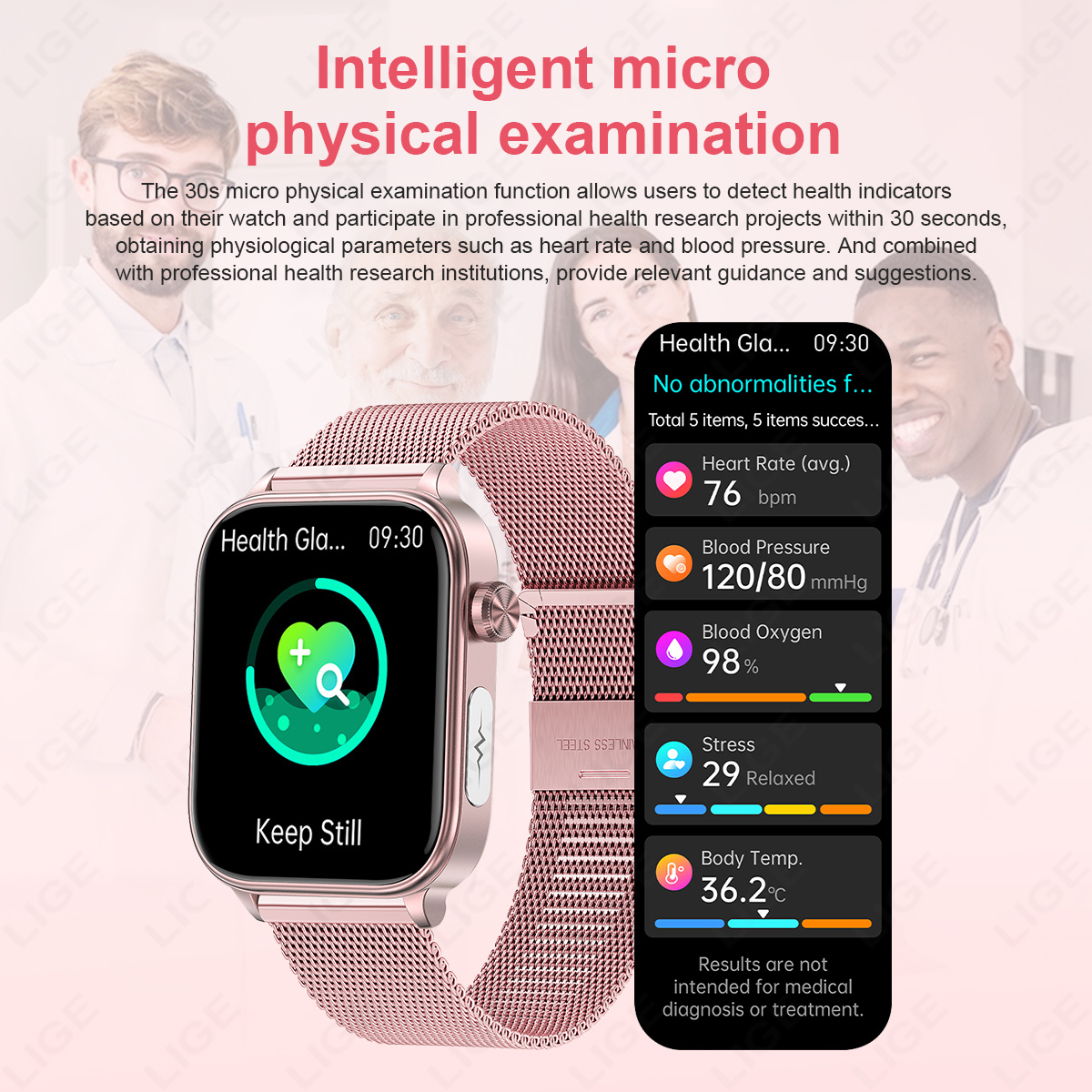 2025 New ECG+PPG Smart Watch Women Heart Rate Blood Lipid Uric Acid Women Menstrual Health Tracker Smartwatches For Android iOS