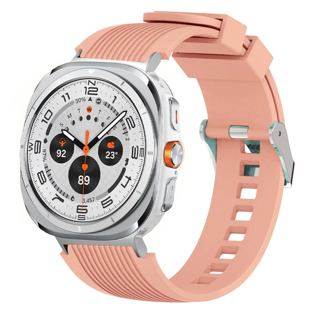 sports soft Silicone Strap For Samsung Galaxy Watch Ultra 2025 47mm breathable band For Samsung Watch 8 40mm 44mm 8 Classic 46mm