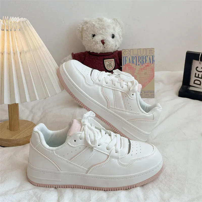 New 2024 Woman Tennis Sneakers Fashion Comfort  Sports Board Shoes Casual Academy Style Little White Shoes Female Spring autumn