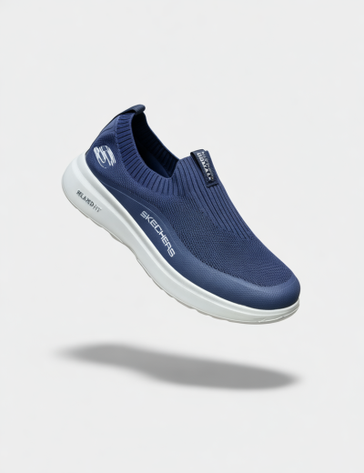 Skechers GoWalk Slip-On Sneakers - Navy Blue