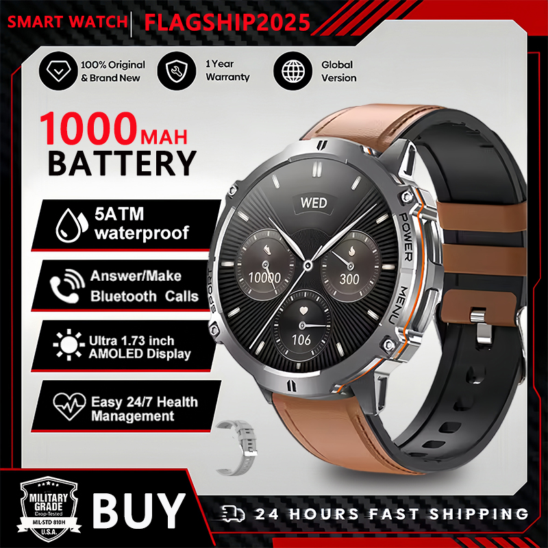 2025 Original TANK T3 Ultra GPS Smart Watch  5ATM Waterproof Smartwatch HD AMOLED 1000mAh Fitness T-Rex 3 Electronic Watches Men