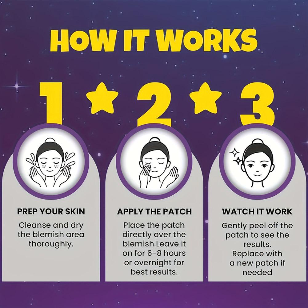 280pcs Star Acne Patch Colorful Invisible Breathable Waterproof Cover Blemishes Pimple Patch Facial Skin Care Beauty Makeup Tool