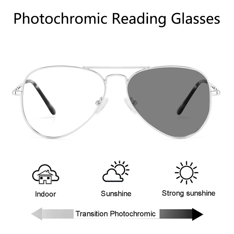 Photochromic Reading Glasses for Men Women's Sunglasses Photochromic Lenses Man Best Selling for Women Luxury Eyeglass Frames 2
