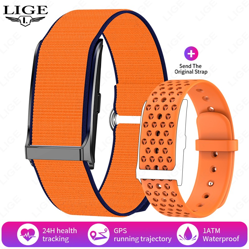 LIGE Smart Watch Men Women Fitness Smart Bracelet Sports Band Heart Rate Blood Pressure Monitor Waterproof Multifunction Watches