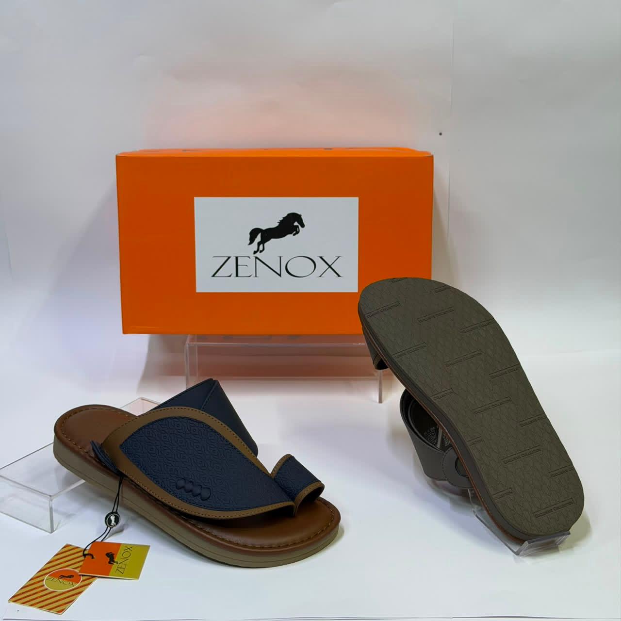 ZENOX Men's Premium Leather Sandals