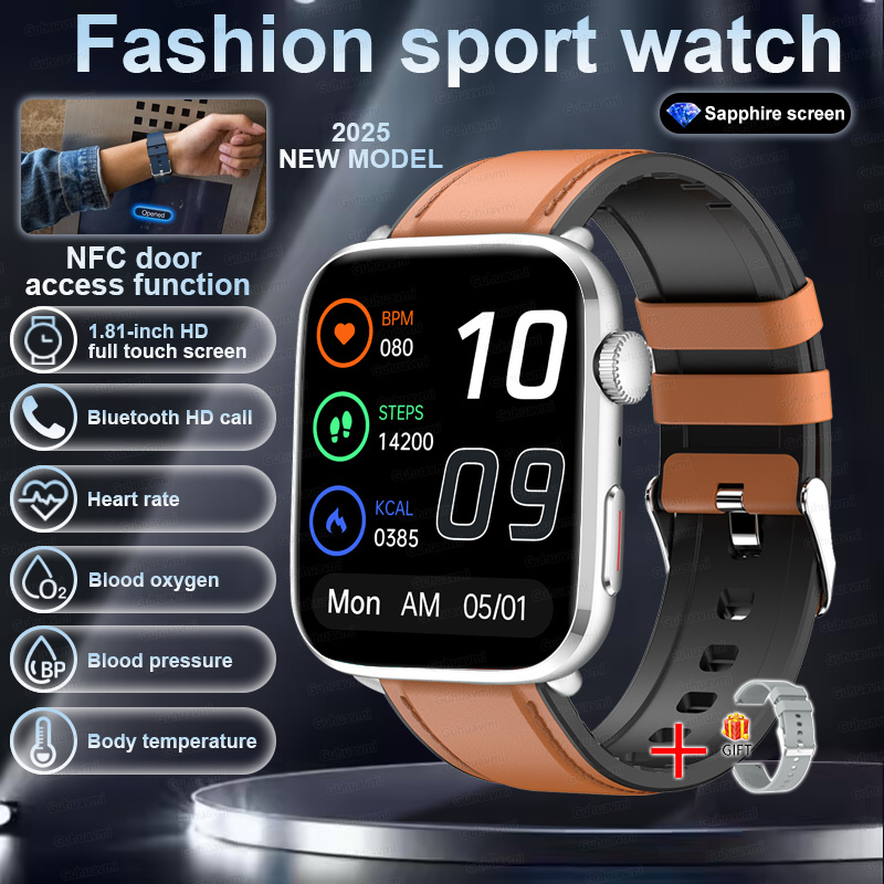 Smart Watch Watch Global Version Men Women HD AMOLED Display Heart Rate Bluetooth Call GPS Track Waterproof Sports Smart Watches
