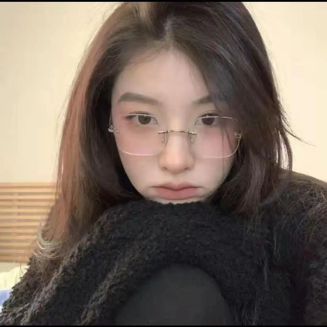 High Quality Myopia Glasses Unisex Square Frameless Frame Anti-blue Light Eyeglasses Nearsighted Prescription Eyewear Diopter