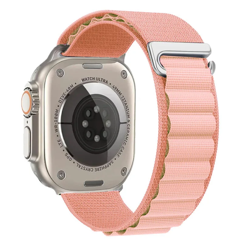 Alpine Strap for Apple Watch Ultra/3 11 10 9 8 7 Band 46mm 49mm 45mm 41mm Nylon Sports Bracelet IWatch 6 5 4 3 SE 44mm 40mm 42mm
