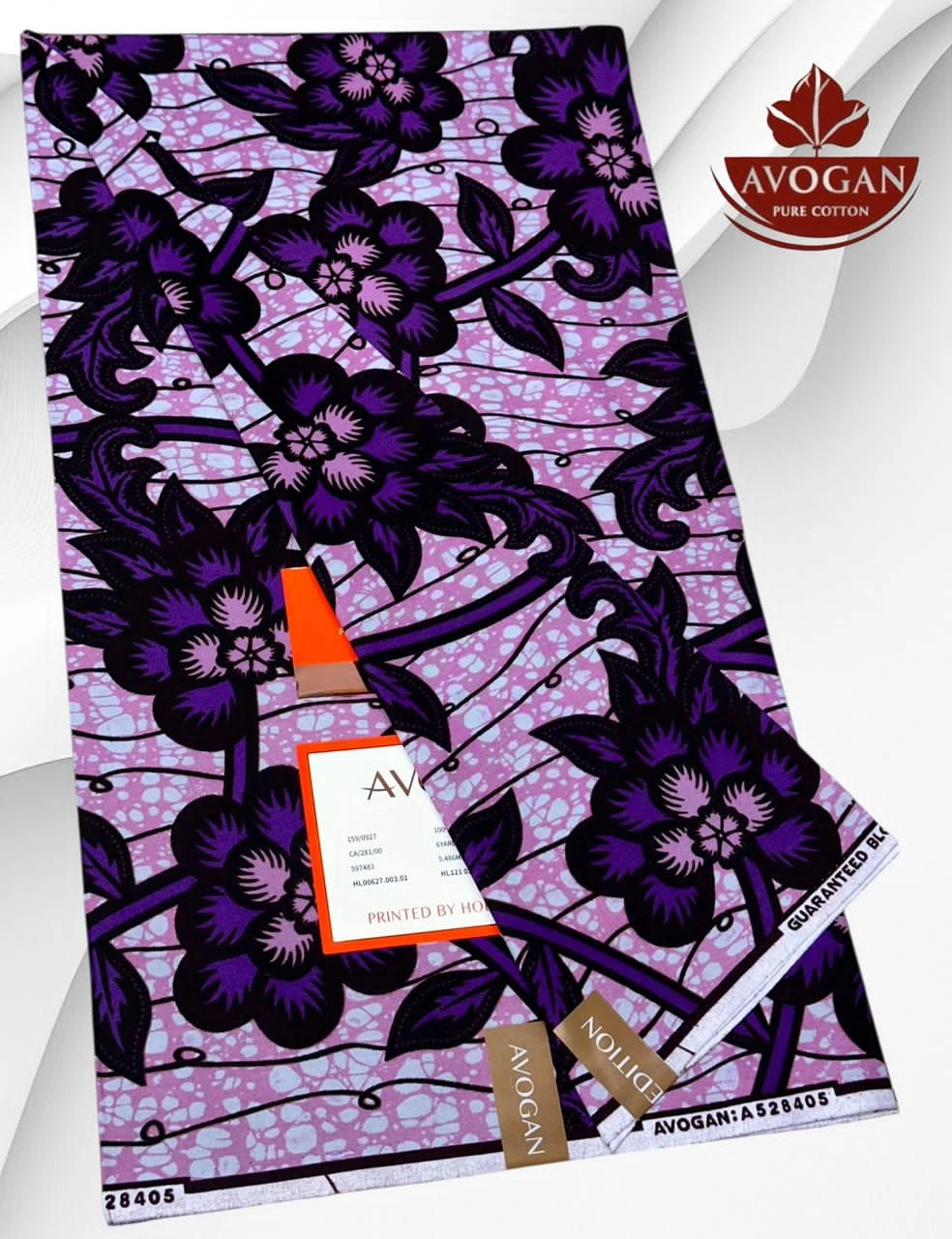 The Cotton King: Authentic Avogan Pure Cotton Veritable Block Prints – Premium Atamfa Turmi for Superior African Men & Women’s Garments