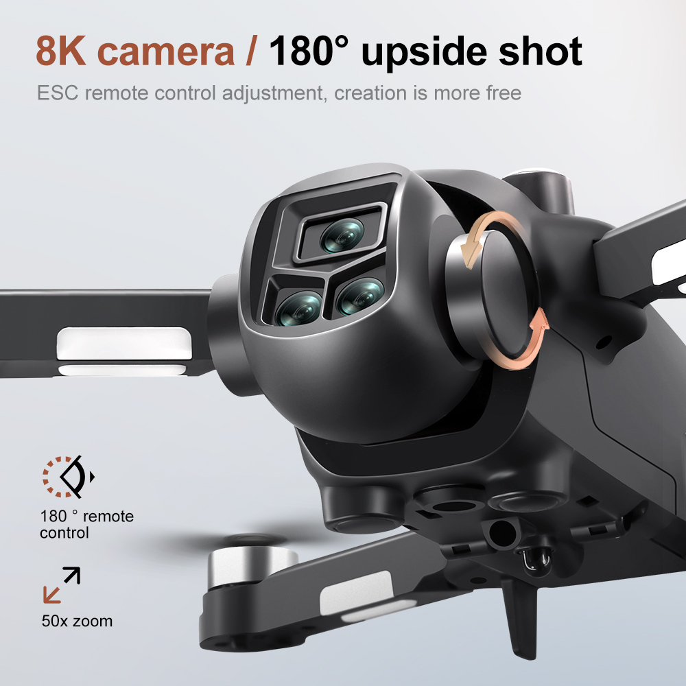 2025 New V156 Max RC Drone Professional 8K Camera with 5G WiFi UAV Screen Remote Control Brushless Obstacle Avoidance Quadcopter